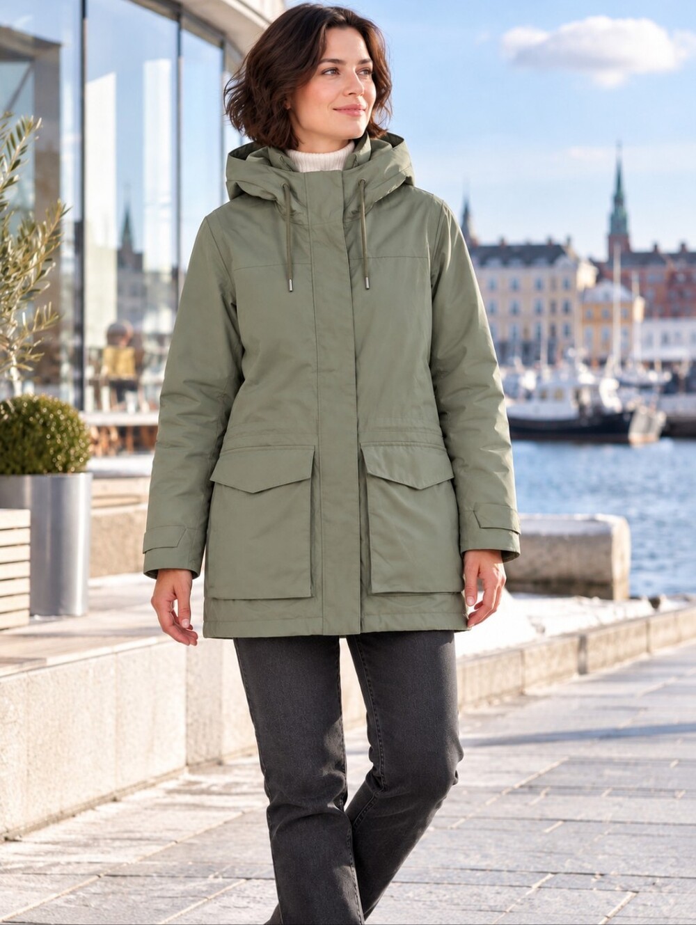 Helly Hansen Nova Light Insulated Waterproof Parka Lav Green S